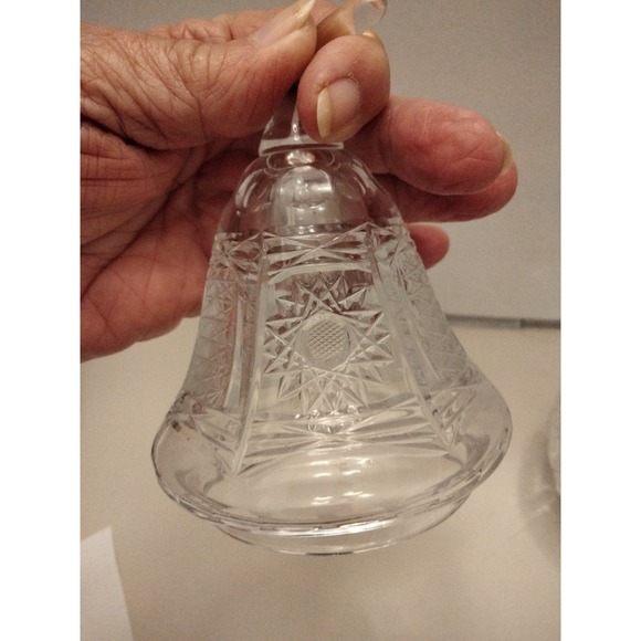 Vintage Julia Crystal Poland Lead Crystal Pear Preserve Candy Jar 8" - Picture 7 of 7